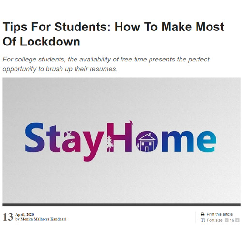 Tips For Students: How To Make Most Of Lockdown