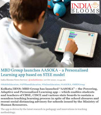 MBD Groups launches AASOKA - a Personalised Learning App based on STEE model