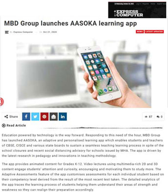 MBD Groups launches AASOKA Learning App